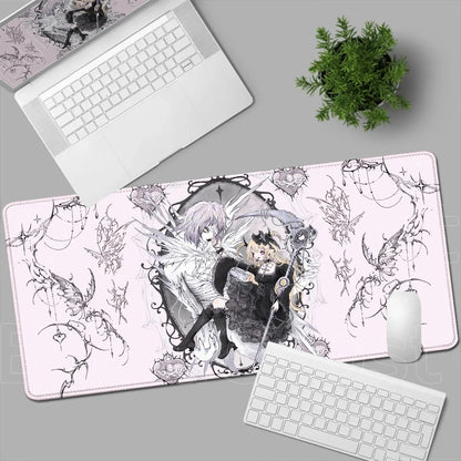 New Misa Amane Light Yagami Desk Mat Death Note Anime Mousepad Computer Gamers Lock Edge Mouse Pad Gaming E-sports Keyboard Pads