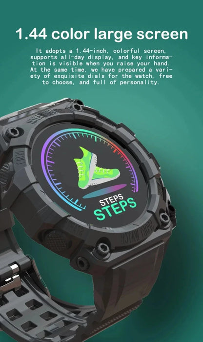 Black Smart Watch Sports Bluetooth Reminder With Color Screen Health Monitoring Fd68s Wearable Fitness Tracker