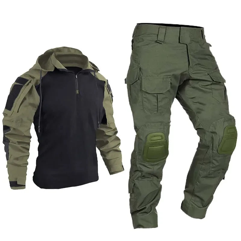 Tactical Uniform Milit Outdoor Camo Uniform Combat Suits Shirts Cargo Pants Trainning Sets Airsoft Paintball Hunting Clothes