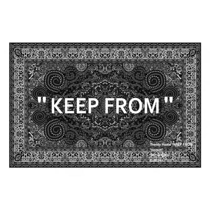 VIKAMA Fashion Carpet Bedroom Living Room Trend Personality Creative Boys Apartment Shoe Wall Bedside Dirty Mat Home Decoration