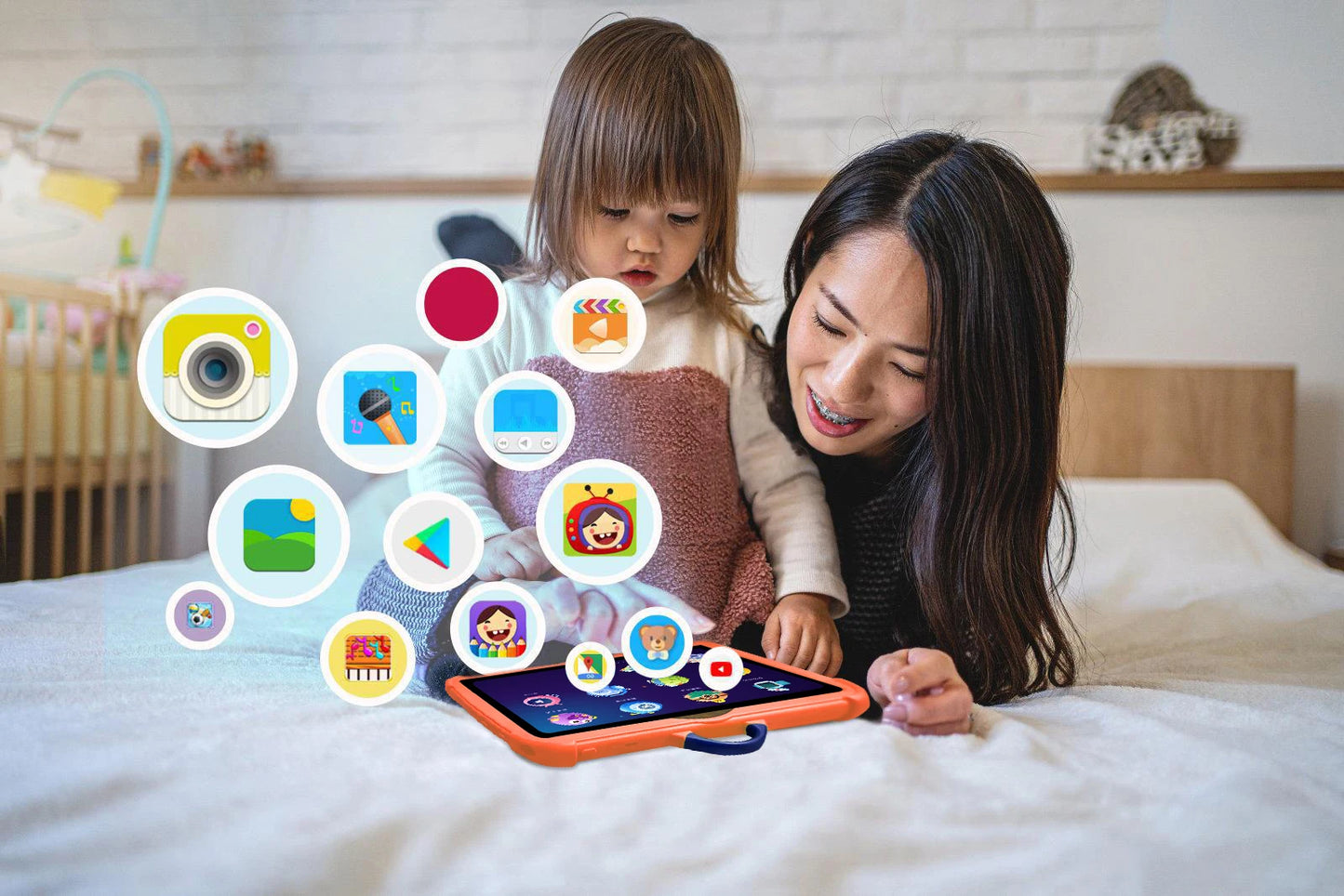 New 7 Inch WiFi Tablet PC Google Learning Education Kids' tablet Quad Core 4GB RAM 64GB ROM Wi-Fi Android Tablets 4000mAh