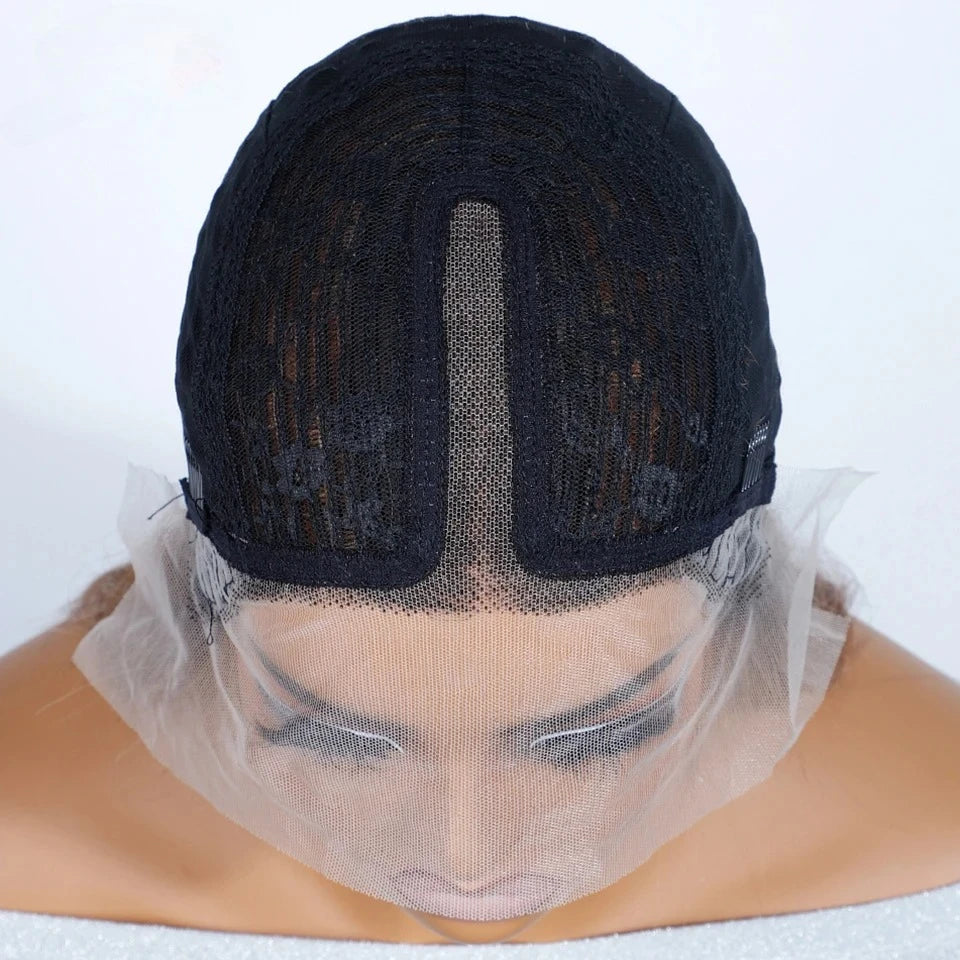 Debut Blonde Straight Lace Front Wigs 13x6x1 Lace Part Human Hair Wig For Women Transparent Lace Highlight Colored Remy Hair