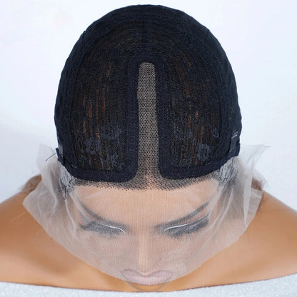 Debut Blonde Straight Lace Front Wigs 13x6x1 Lace Part Human Hair Wig For Women Transparent Lace Highlight Colored Remy Hair