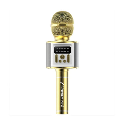 Wireless Bluetooth 5.2 Karaoke Microphone Portable Speaker Voice Changer RGB LED Premium Party Entertainment Singing Machine TWS Kids Adults Gift