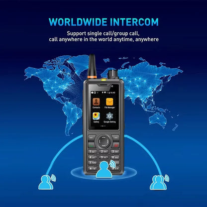 ANYSECU T60 Android 8.1 4G Network Radio With WIFI GPS Work with ZELLO Real-ptt Echolink POCstar F41 POC Walkie Talkie