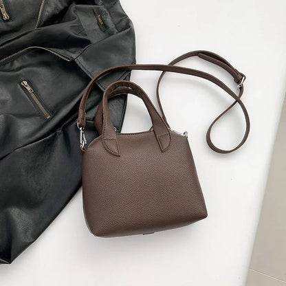PU Square Compact Shoulder and Crossbody Bags Zipper Unique Design High Quality Hand Bags for Women 2026 Designer Style Bolso