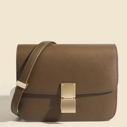 Luxury Designer Tofu Bags Square Bag One Shoulder Crossbody Bag Fashion Handbags Top Quality Genuine Leather Women's Bag Chic