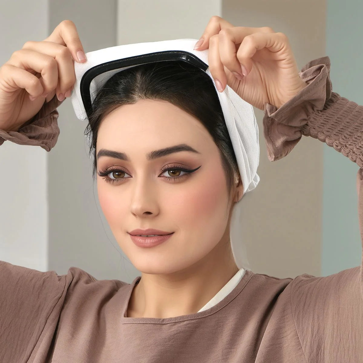 High Quality Cotton Modal Hijabs Anti-slip Elastic Tie Back Inner Caps Underscarf Women's Islamic Muslim Headscarf Hijab Caps