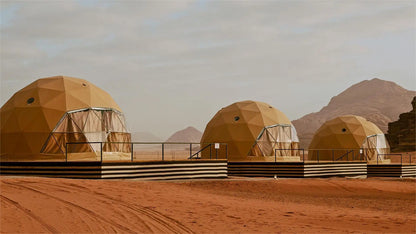 Custom Luxury Geodesic Dome Tent For Airbnb Outdoor Stay Farm Resort And Scenic Area Accommodation Premium Glamping Dome