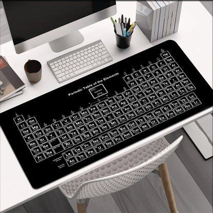 Mouse Pad Gamer XXL Custom HD Home Mouse Mat Desk Mats Periodic Table of Elements Office Carpet Gamer Natural Rubber Mice Pad
