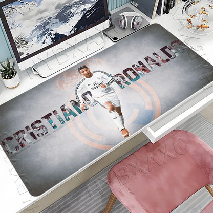 CR7 Football Star R-Ronaldo Mouse Pad Cartoon Lockedge Large Gaming Pad Computer Gamer Keyboard Mat Desk Mousepad PC Desk Pad