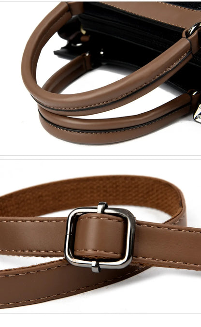 Top Quality Leather Hand Shoulder Bags for Women Luxury Handbags Women Bags Designer Casual Large Capacity Tote Bag Sac