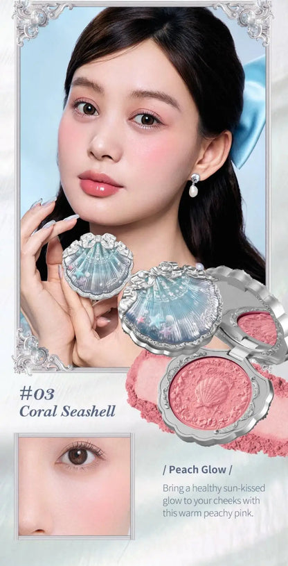 Makeup Set Flower Knows Shell Pearl Bunny Garden Setting Powder Lip Gloss Blush All In One Baking Powder Glitter Highlighter Kit