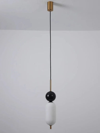 Stone Led Pendant Lights for Hotel Bedside Bedroom Marble Modern Luxury Hanging Lamp Island Kitchen Ceiling Chandeliers Bathroom