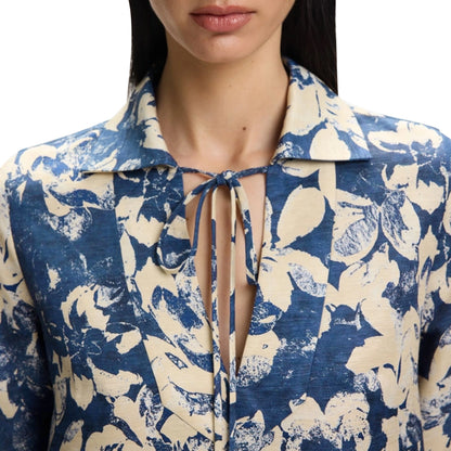 CHCH 2025 Summer Fashion Women Commuting V Neck Dresses Fashion Midi Printed New Lady Straight Dress