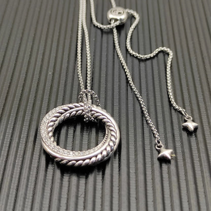 2026 New High Quality DY Necklaces Collection Simple and Elegant Perfect for Any Occasion Suitable for Both Men and Women 3