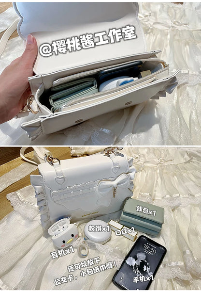 Sweet Ita Bag 2026 Elegant Lolita Bag Ladies Cute Girls Bow Crossbody Bag Popular JK Uniform Shoulder Bag Autumn Bolso Сумка