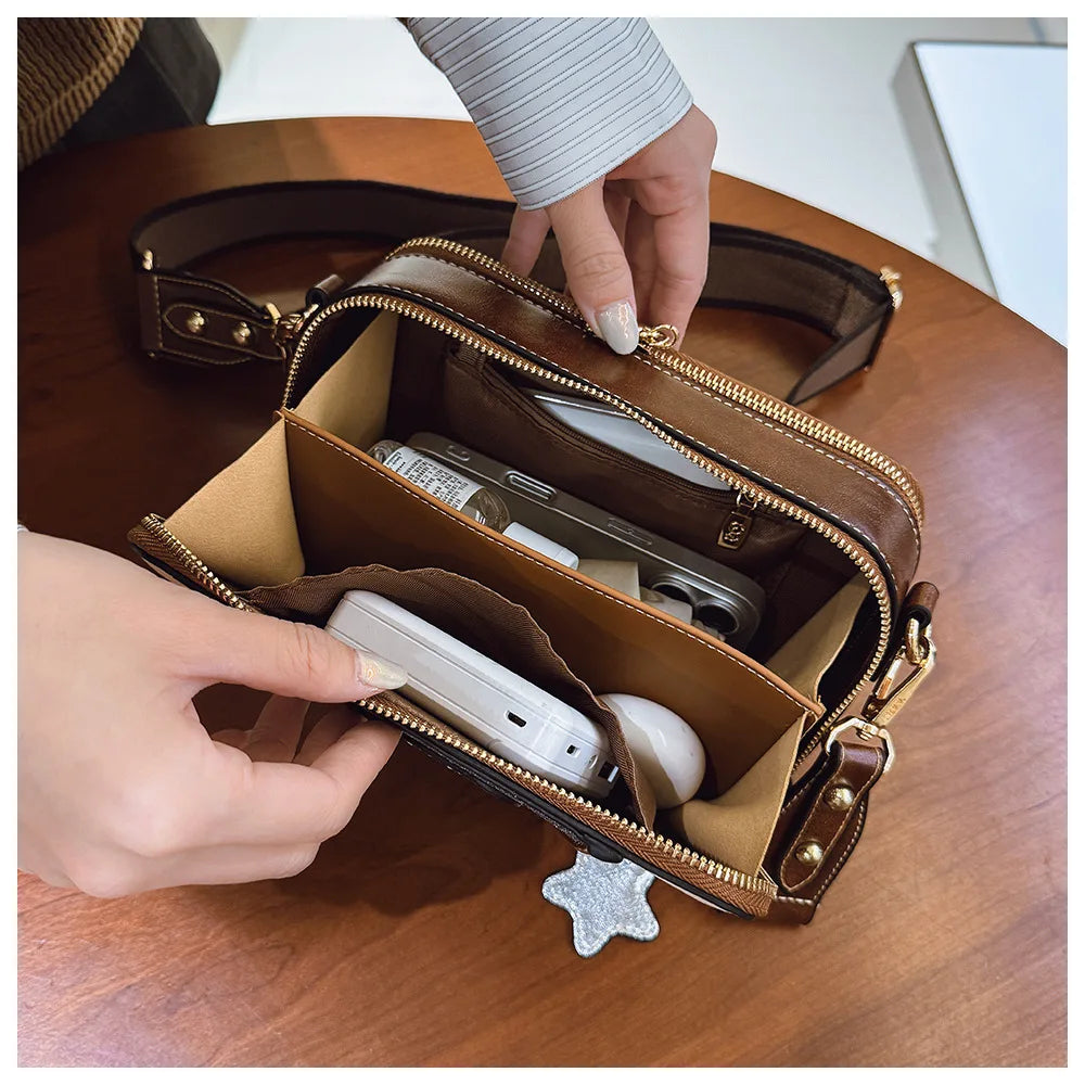 Luxury Crossbody Bags for Women New High Quality Soft Leather Samll Shoulder Bag Designer Casual Messenger Bags Sac A Main