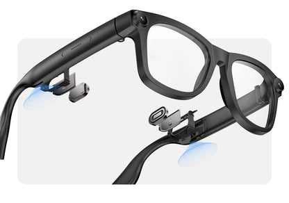 Smart AI Glasses 4K 800W HD Camera Video Recording Voice Call Intelligent AI Translation GlassesBluetooth Music Sunglasses