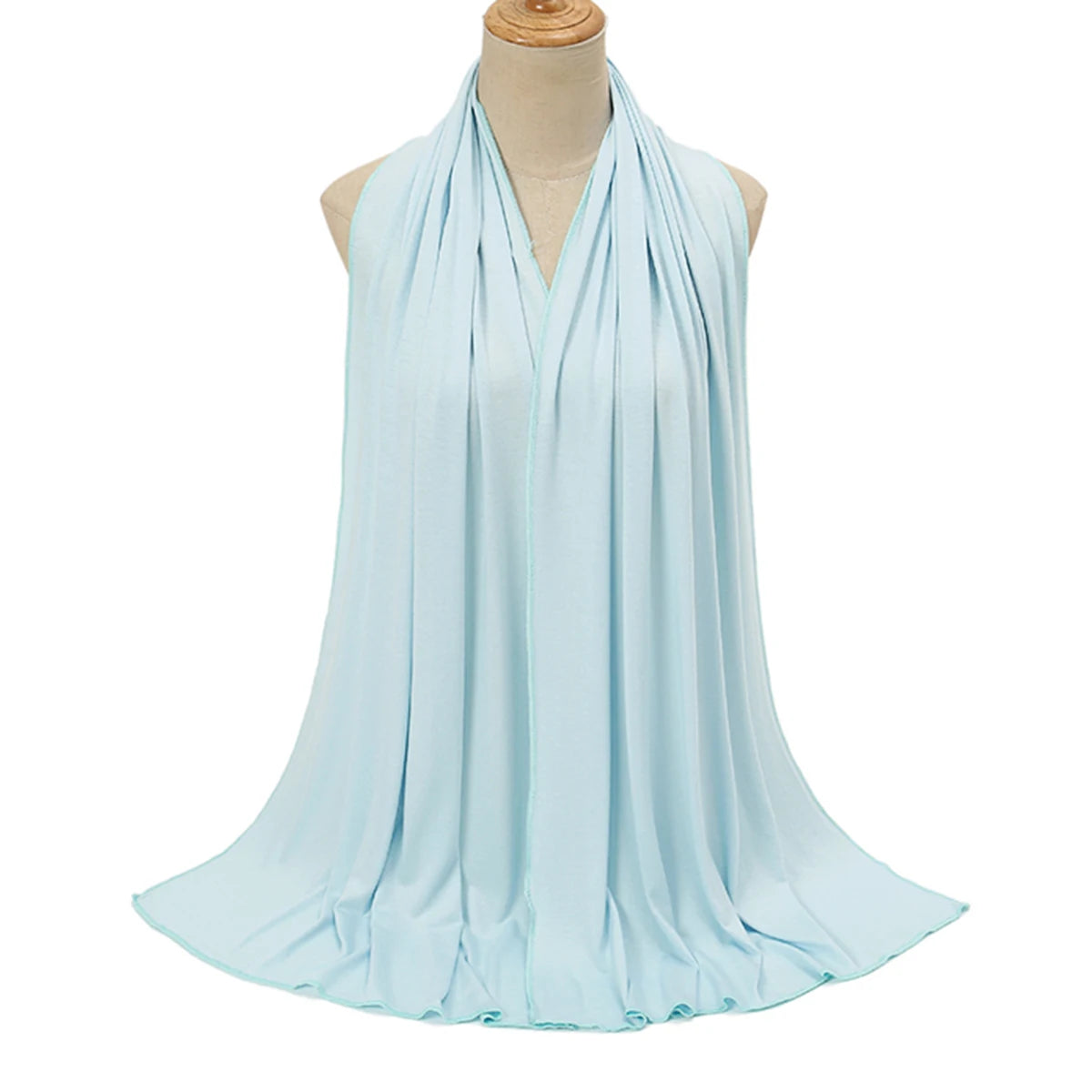 Premium Modal Cotton Jersey Hijab Scarf Long Muslim Shawl Plain Soft Turban Tie Head Wraps For Women Africa Headband 170x60cm