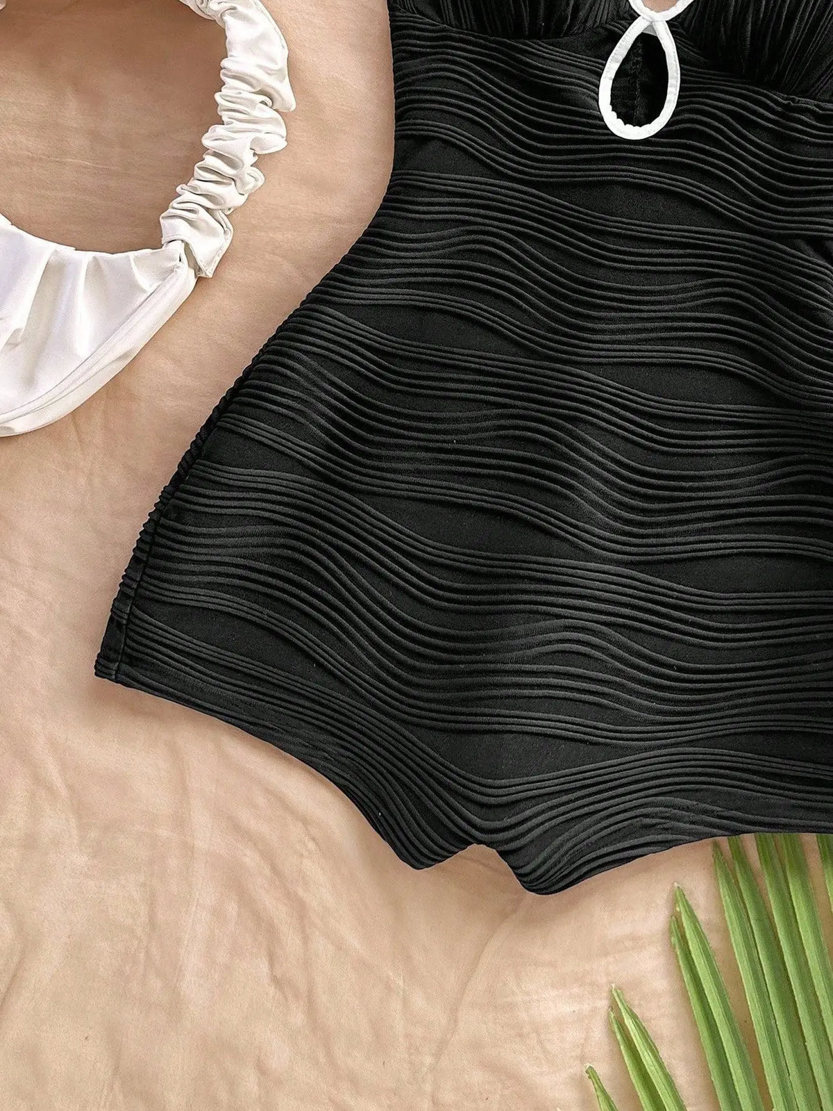 Summer Backless Sleeveless Halter Mini Playsuits Women 2026 V Neck Romper Streetwear Black White Female Shorts Jumpsuits