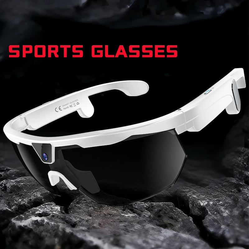 AI Smart Glasses with Camera  with built-in storage (no SD card required)deal for outdoor sports such as cycling skiing baseball