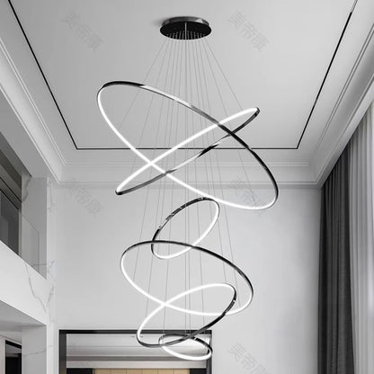Nordic home decoration, stair chandelier, living room and dining room Pendant lights, ceiling light, indoor lighting