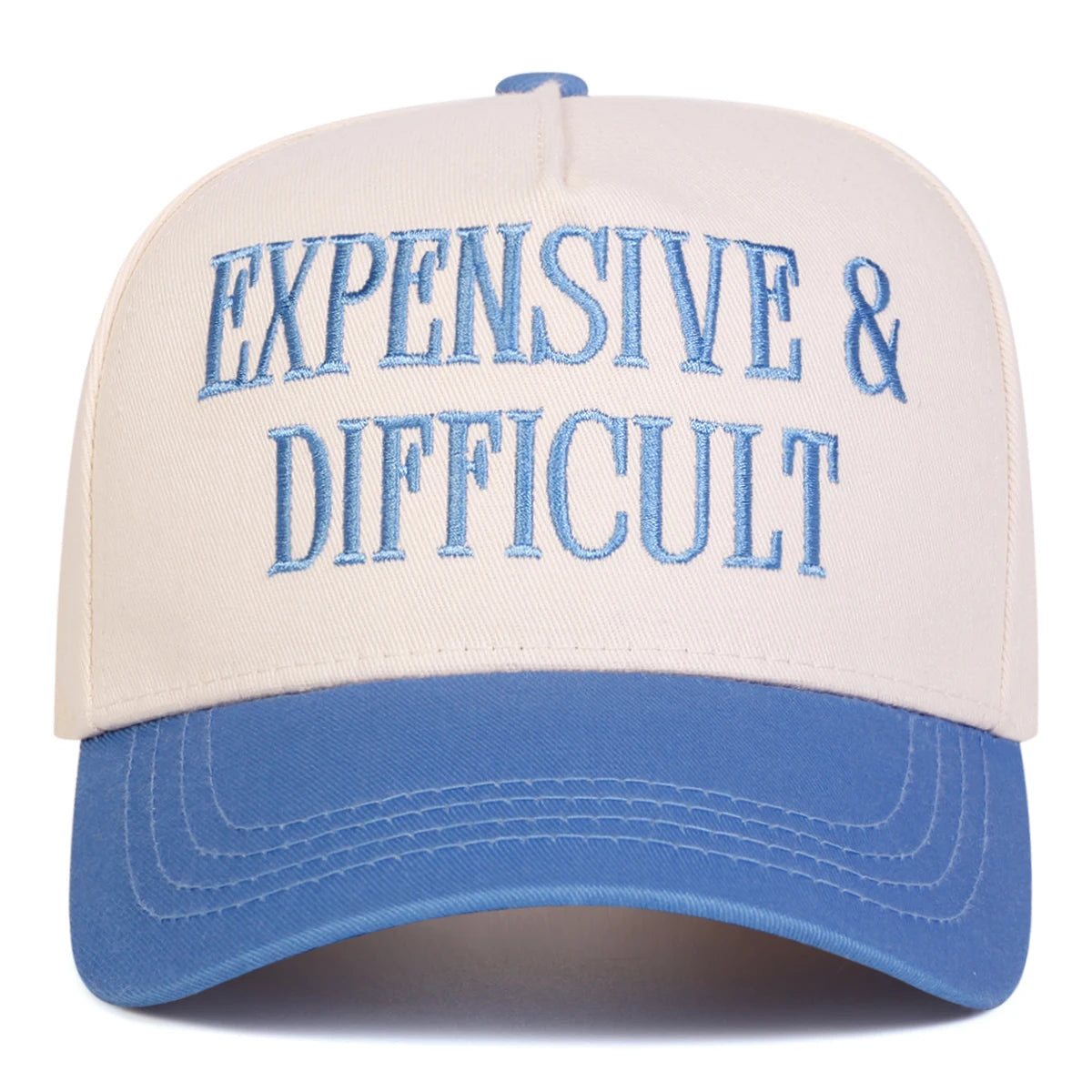 Unisex EXPENSIVE DIFFICULT Letter Embroidery Baseball Caps Spring Autumn Outdoor Adjustable Casual Hats Sunscreen Hat Sports Cap