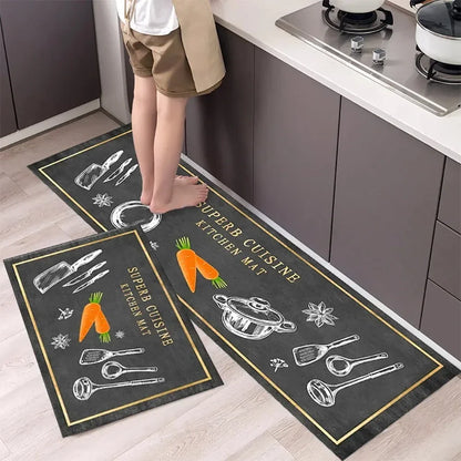 Non-slip Kitchen Carpets for Living Room Long Area Rug Kitchen Floor Mat Carpets Entrance Door Mat Hom