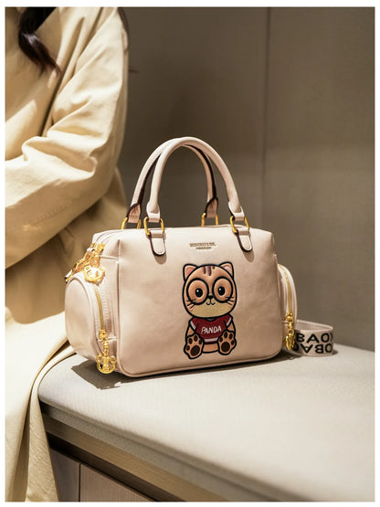 Fashion Luxury Brand Ladies Shoulder Bag Cartoon Bear Women's Crossbody Bag High Quality Tote Bag Waterproof Women's Hanbags
