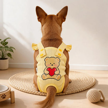 BXX Pet Apparel Happy Puppy Small Dog Outdoor Casual Breathable Soft Fabric Feife Physiological Pants