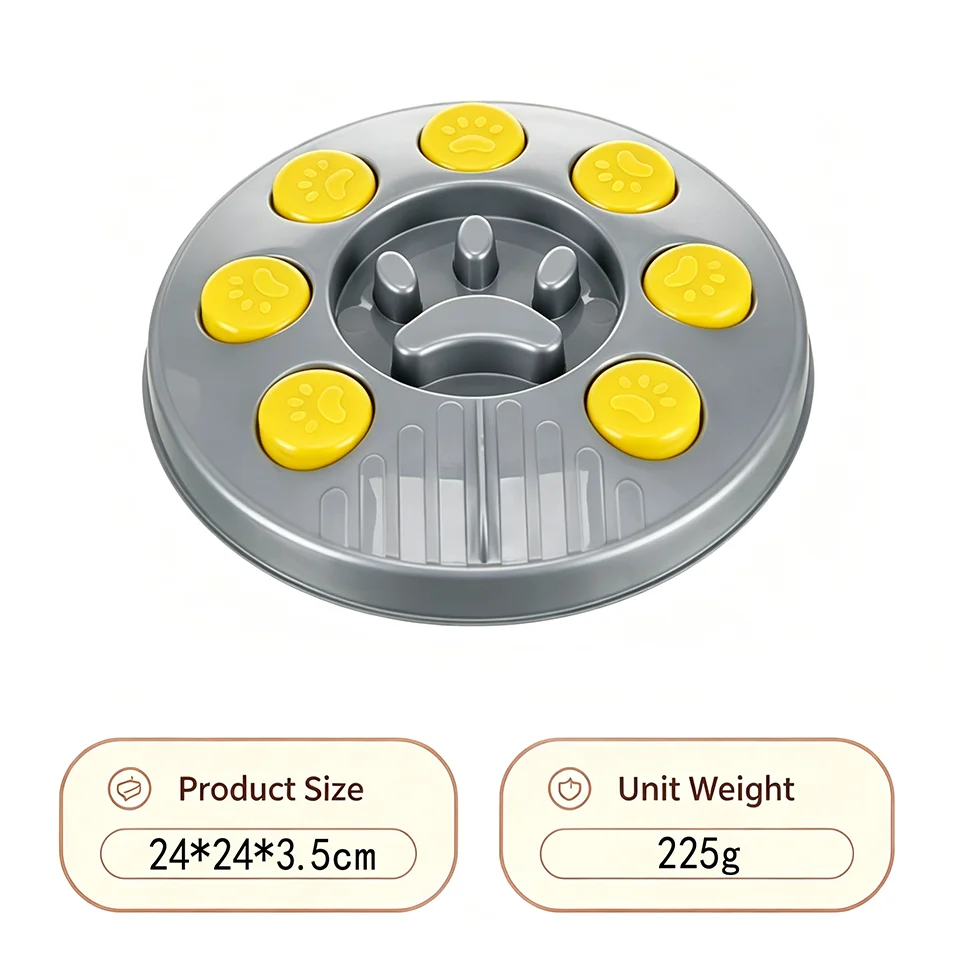 Dog Puzzle Toys Slow Feeder Interactive Brain Increase Puppy IQ Food Dispenser NonSlip Slowly Eating Bowl Pet Cats Dogs Training