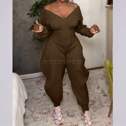 Fashion Outwear Female Club Bodysuits New Stylish Causal Jumpsuits Women's Set Long Sleeve Sets 2025 Ladies Streetwear Clothings