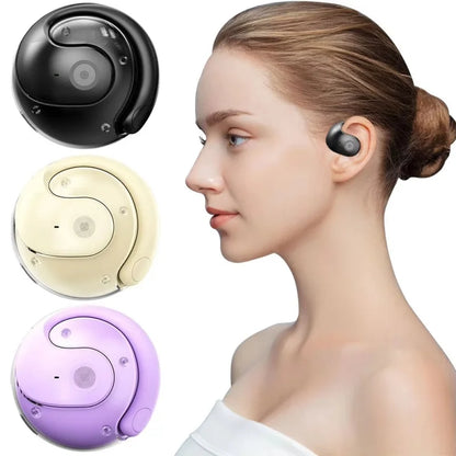 Lenovo AI Earphones Wireless Bluetooth Real-time Language Translation 144 Languages Ear Hanging Headphone Translator For Busine