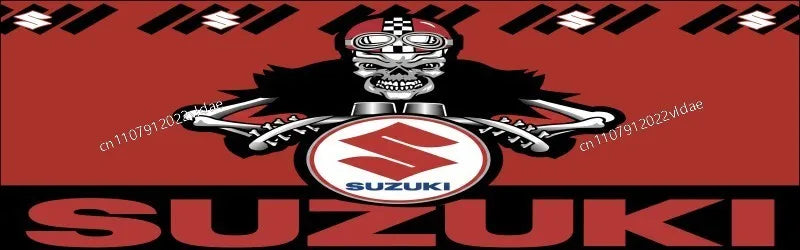 SUZUKI Motorcycle Garage Rug for Sports Racing Suzuki Moto Display Carpet Electric Vehicle Mat Home Decoration Doormat Bedroom