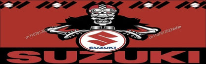 SUZUKI Motorcycle Garage Rug for Sports Racing Suzuki Moto Display Carpet Electric Vehicle Mat Home Decoration Doormat Bedroom