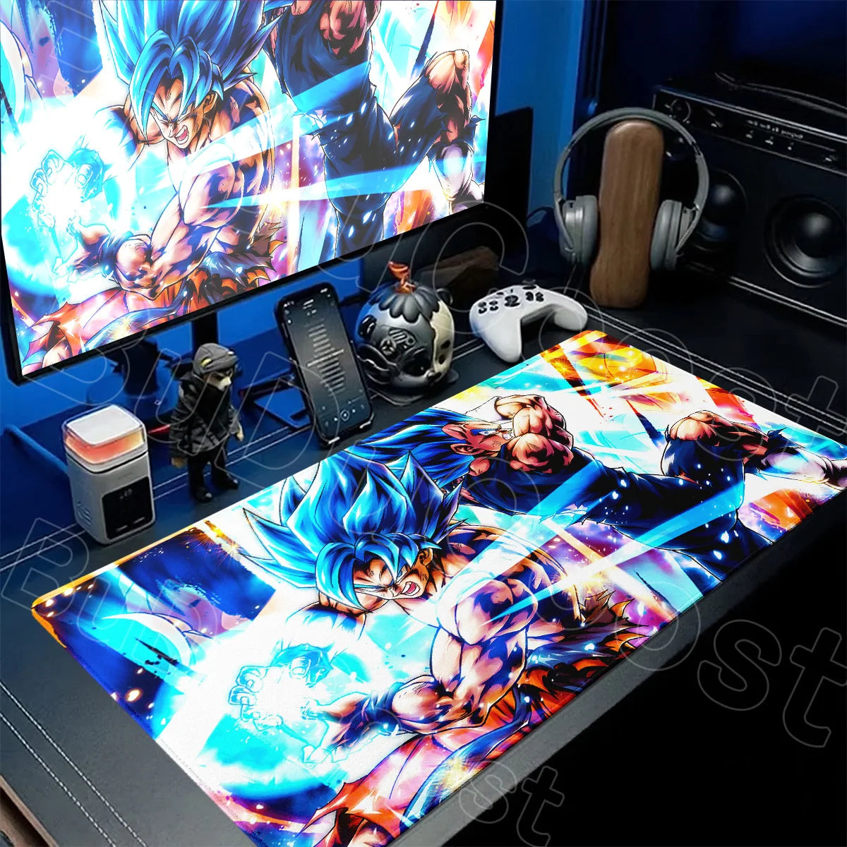 Dragon Ball Goku Anime Rubber Mousepad Speed XXL Gamer Laptop Stitch Edge Keyboard Mat Washable Durable Office Desk Pad Boy Gift