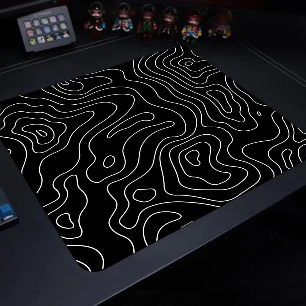 Fluid Mouse Pad 22X18 40X45 Square Computer Accessories Office Game Table Mats Rubber Anti-slip Mousepads Small Decor Desk Pads