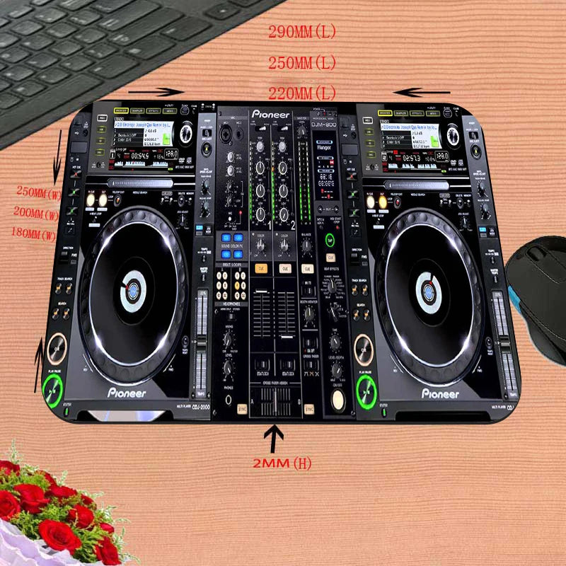 Mairuige Mixing-Console Pioneer Dj Keyboard Mouse Set Table Mat Laptop Accessories Mouse for Computer Mouse Mats Carpet Rog