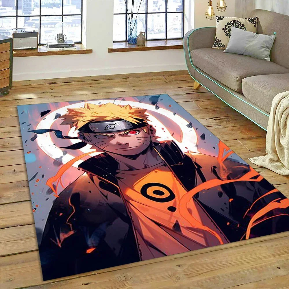 Cartoon 3D I-Itachi Japan Anime Carpet Rug for Living Room Bedroom Home Sofa Decoration,Kids Play Area Rug Non-slip Floor Mat