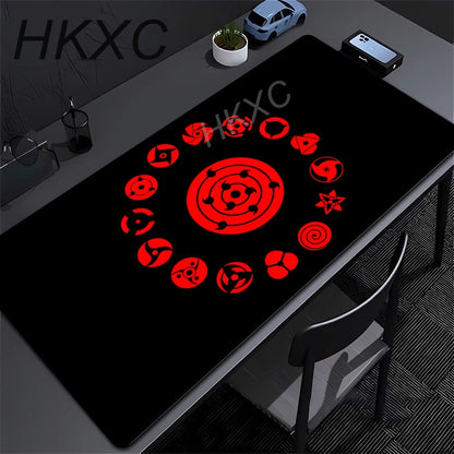 Gamer PC Computer Large 900x400 XXL Desk Mat Naruto Itachi Uchiha Mouse Pads Keyboard Anime Gaming Accessories Mousepad Carpet