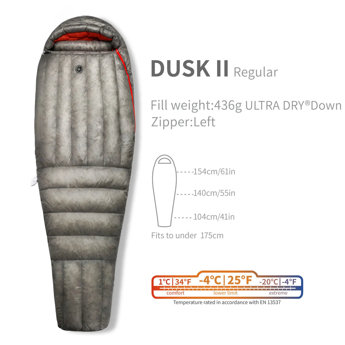 AEGISMAX Wind Hard Dusk Upgrade Ultralight Down Sleeping Bag 7D Nylon DWR 800FP Waterproof Outdoor Hiking Down Pro Sleeping Bag