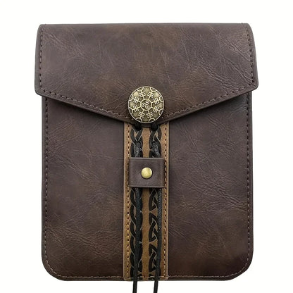 Medieval Nordic Viking Style Outdoor Bag Retro Cosplay Accessory Ideal for Daily Storage