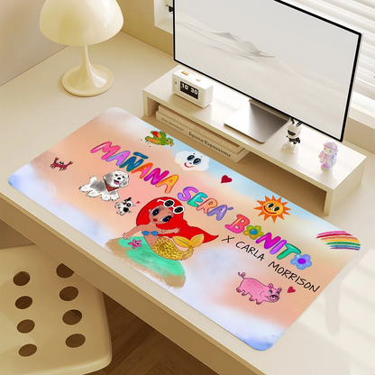 Mouse Pad MousePad Non-slip Lockedge Office Student Gaming Thickened K-Karol G Large Singer Writing Pad Cushion