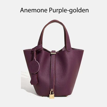 Women Bags Handbags Bucket Bag Real Leathe Fashion Tote Bag Genuine Leather Luxury Desginer Big Size Large Lady Hand Bags