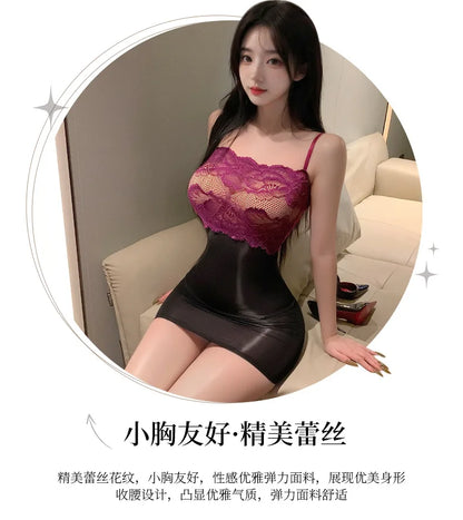 Sexy Lingerie Female Secretary Cosplay Uniform Seductive Tight Fitting Wrap Hip Skirt Nightclub Roleplay Passion Exotic Costumes