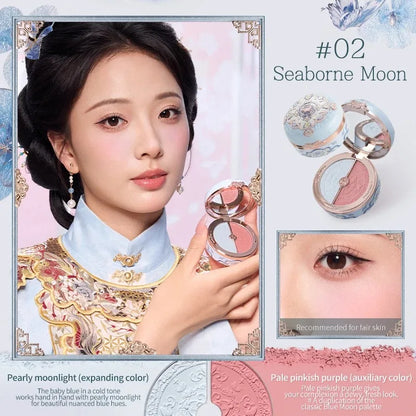 Flowerknows Butterfly Cloud Collar Collection Gift Set Makeup Kit Blush Lipstick Eyeshadow Palette All In One Box For Women