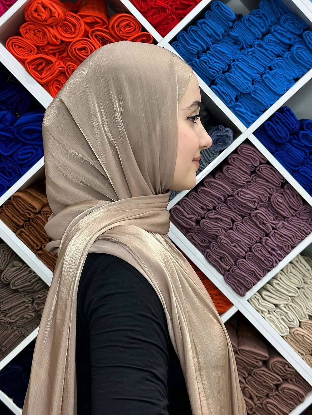 Premium Chiffon Hijabs For Woman Soft Long Turban Veil Scarves Muslim Hijab Shawls Islam Women Head Wraps Accessoires Ramadan