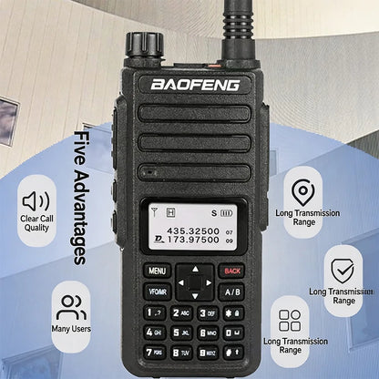 BAOFENG DM1801 Dual Slot DMR Digital & Analog Handheld Walkie Talkie, Professional Ham Outdoor Two Way Radio