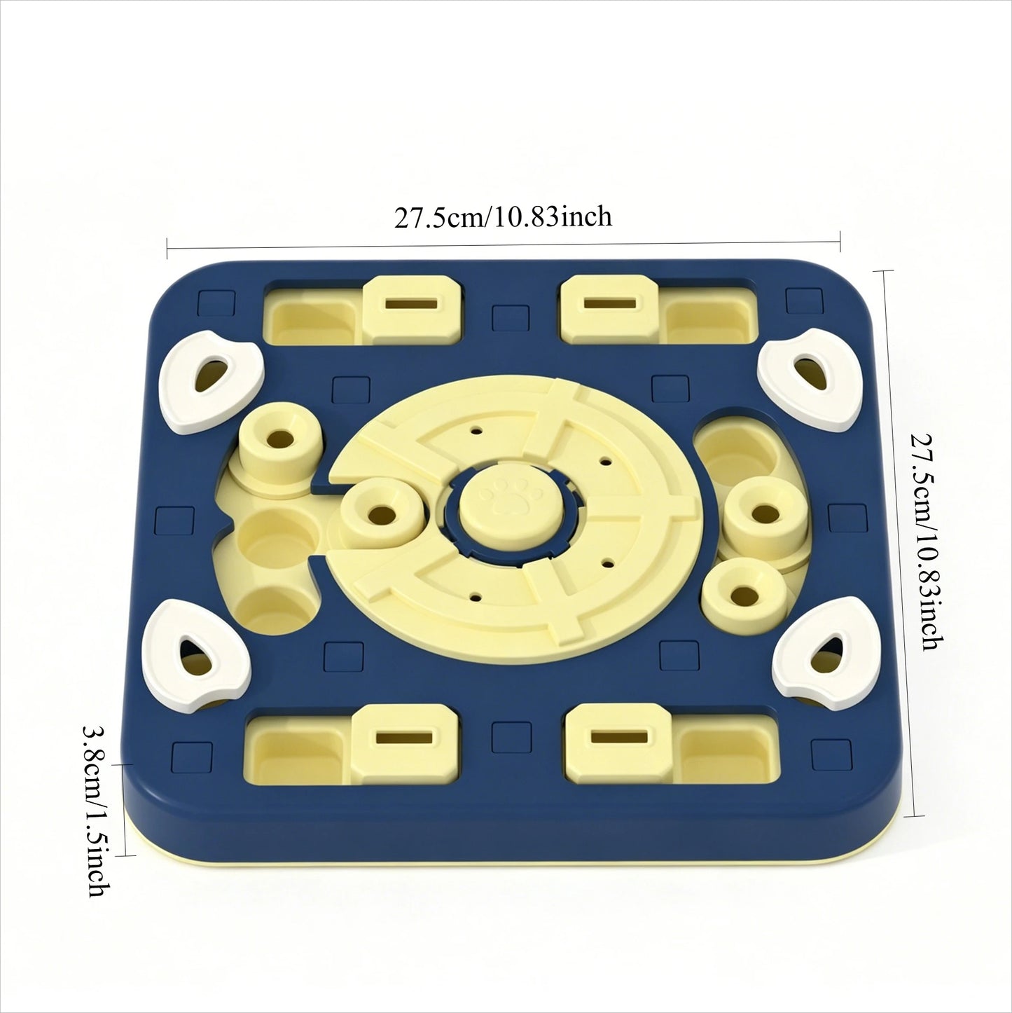 Multi Layer Sliding Pet Puzzle Slow Feeder Tray Snuffle Treat Maze Toy Anti Choke Prevent Bloating Relieve Boredom for Dogs Cats